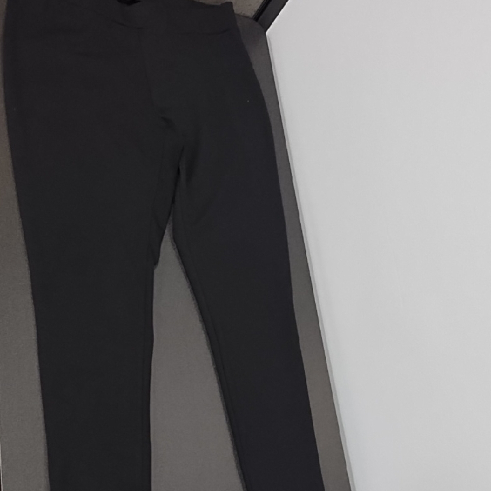 Per Se black stretch pull on pants 1X